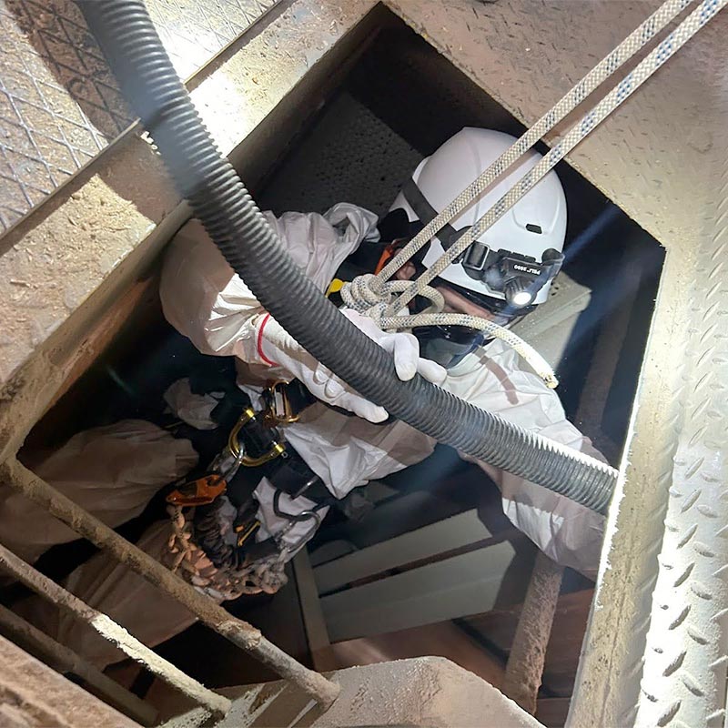 Evolve Rope Access Climbing in Confined Spaces